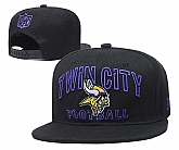 Minnesota Vikings Team Logo Adjustable Hat YD (7),baseball caps,new era cap wholesale,wholesale hats